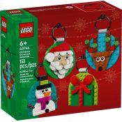 Klocki konstrukcyjne Iconic Kolekcja ozdób świątecznych Lego (40744)