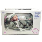 Lalka Adar bobas z kocykiem i butelką [mm:] 250 (611870)