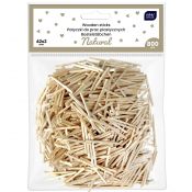 Patyczki naturalne do prac plastycznych 800 szt Interdruk (42x2 800 szt)