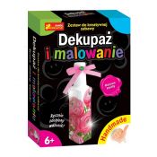 Akcesoria do decoupagu DEKUPAŻ I MALOWANIE RÓŻÓWE KWIATY Ranok Creative (22126)