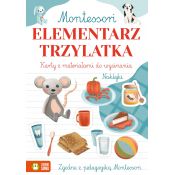 Książeczka edukacyjna Zielona Sowa Montessori. Elementarz trzylatka