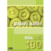 Papier kolorowy Kreska A4 mix 80g