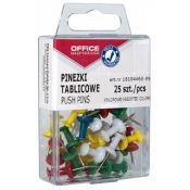 Pinezki Office Products beczułki kolor: mix 25 szt (18194466-99)