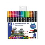 Flamaster Staedtler dwustronne 18 kol. (S 3187 TB18)