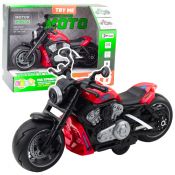 Motocykl Lean Na Baterie Napęd Światła Dźwięki Czerwony (24208)