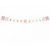 Baner Baby Girl, mix, 15 x 175 cm Partydeco (GRL60)