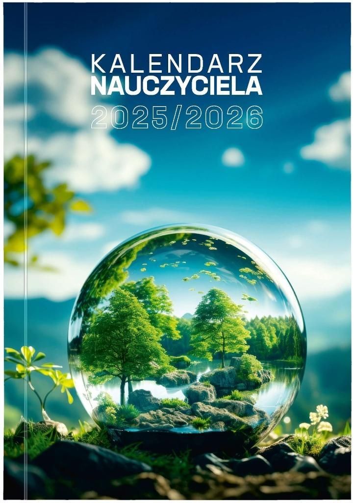 Kalendarz nauczyciela książkowy (terminarz) Wydawnictwo Wokół Nas PCV EKO bezbarwny A5 (A5TN078B)
