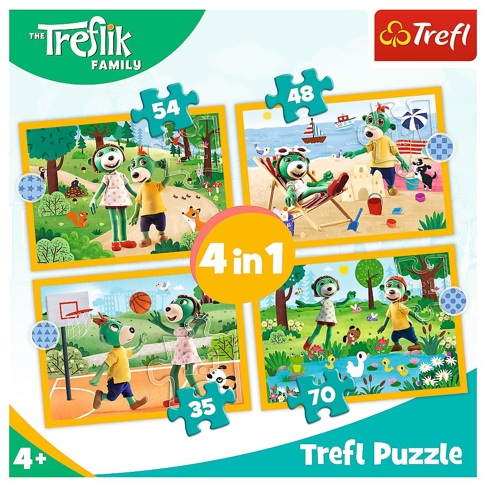 Puzzle Trefl Trefliki na wakacjach (34623)