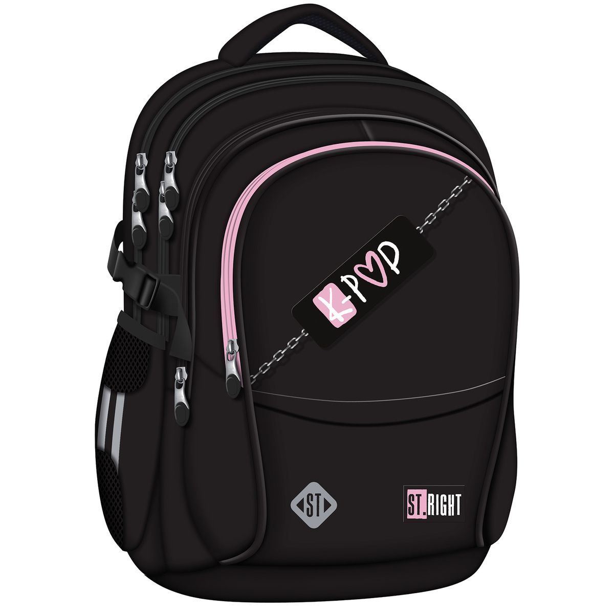 Plecak K-POP PINK 4-KOMORY St.Right (BP-01)