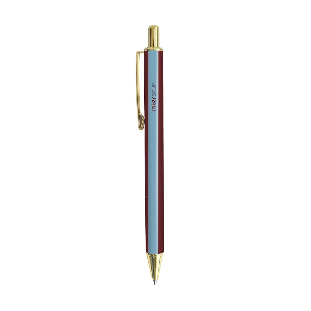 Długopis żelowy TUTTO BELLO metalowy niebieski 0,7mm Interdruk (żelowy)