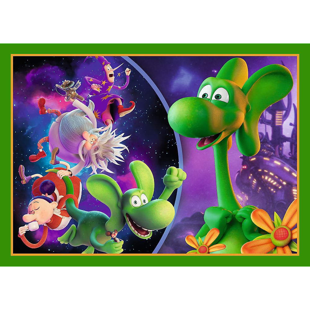 Puzzle Trefl Świat Smoka Diplodoka 4w1 el. (34663)