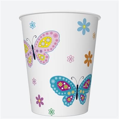 Kubek jednorazowy Pol-mak daisy papier 250ml (01)