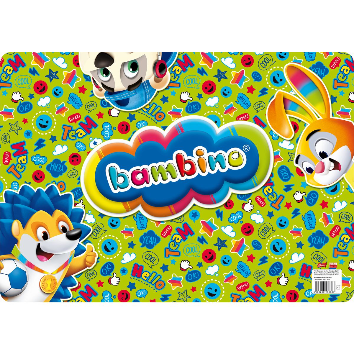 Podkład na biurko mix tektura pokryta folią Unipap