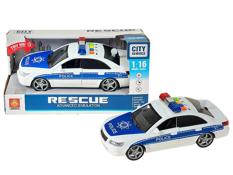 Samochód  policyjny światło i dźwięk Adar (614093)