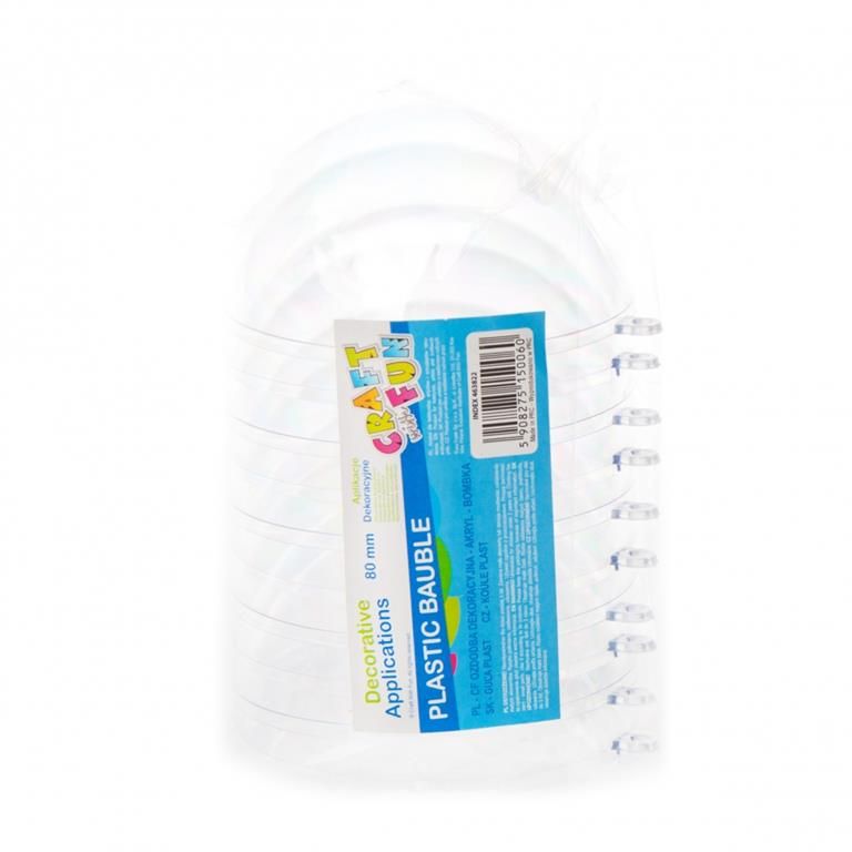 Bombki plastik Craft with Fun (463820)