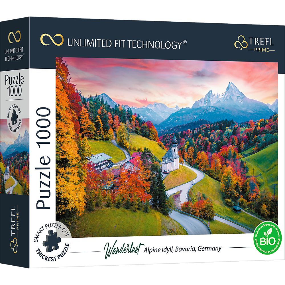 Puzzle Trefl UFT At the Foot of Alps, Bavaria, Germany (10703)