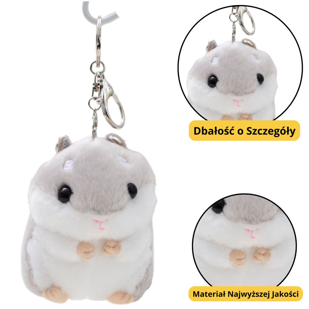 Brelok Chomik pluszowy 10cm Lean (13793)