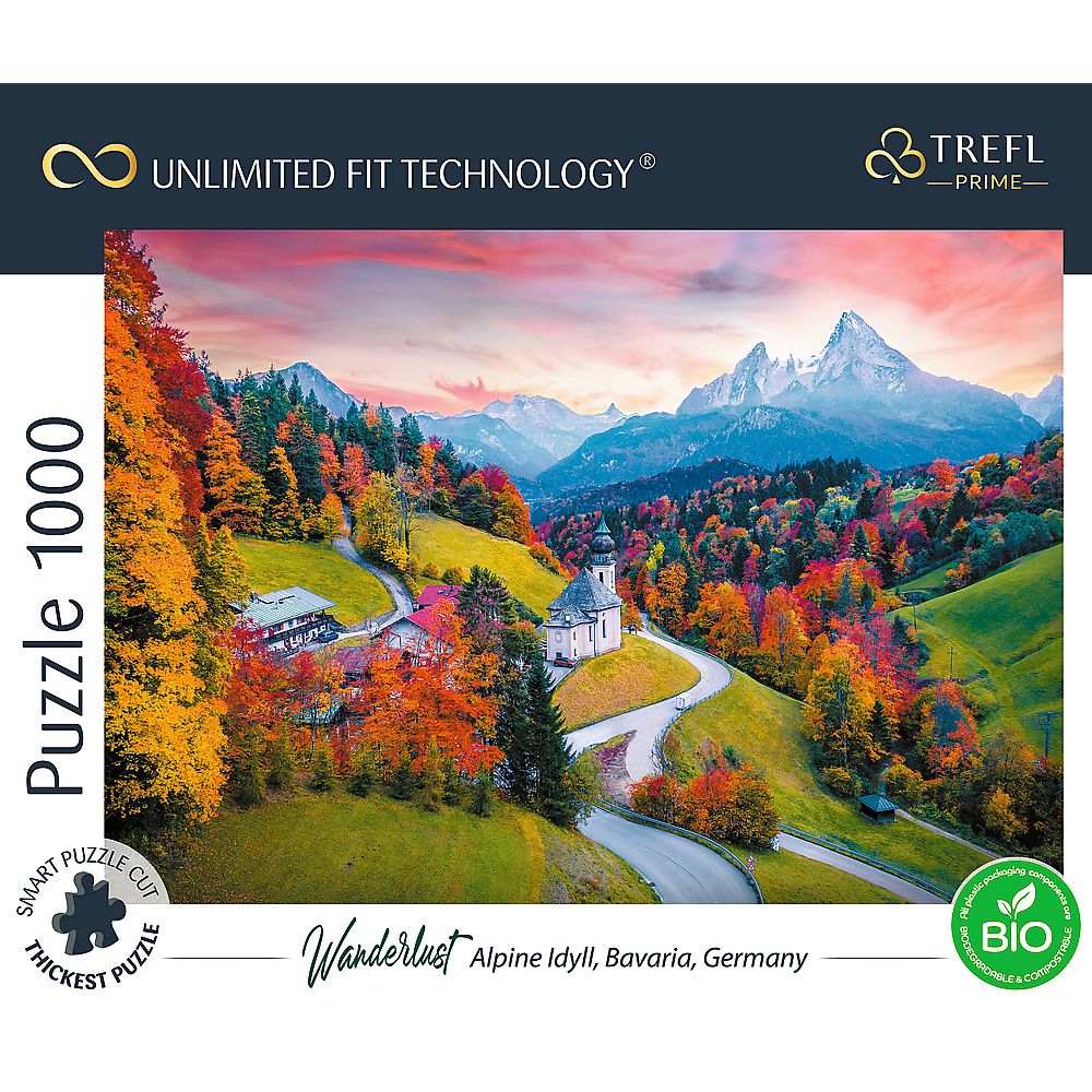 Puzzle Trefl UFT At the Foot of Alps, Bavaria, Germany (10703)