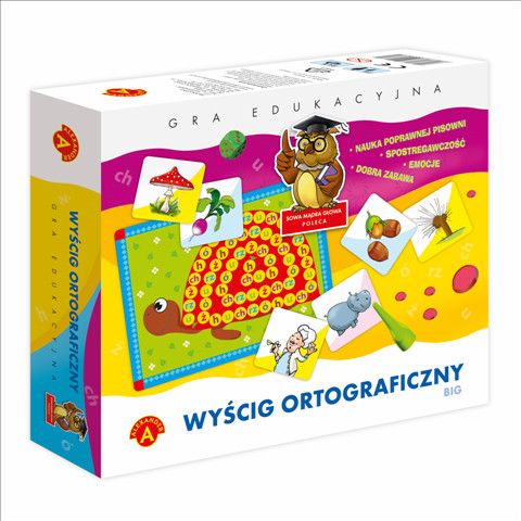 Gra planszowa Wyścig ortograficzny Big Alexander (0722)