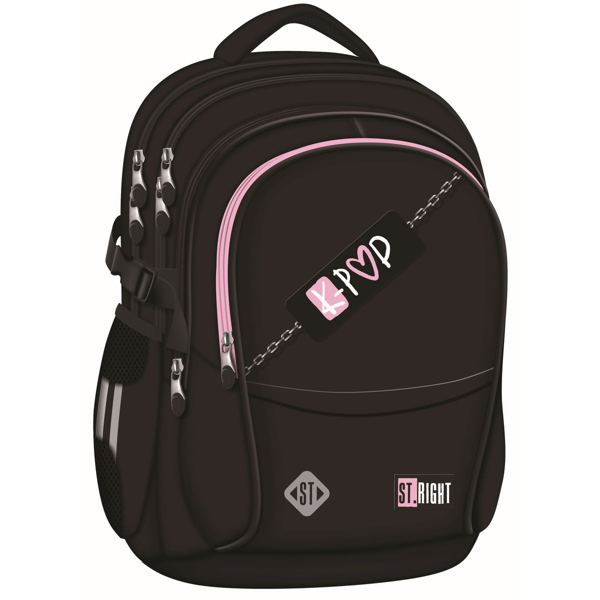 Plecak K-POP PINK 4-KOMORY St.Right (BP-01)