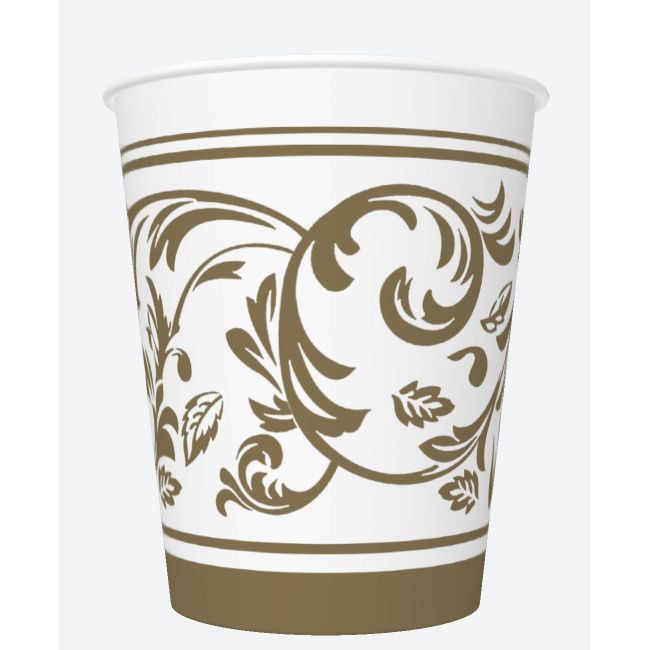 Kubek jednorazowy Pol-mak daisy papier 250ml (01)