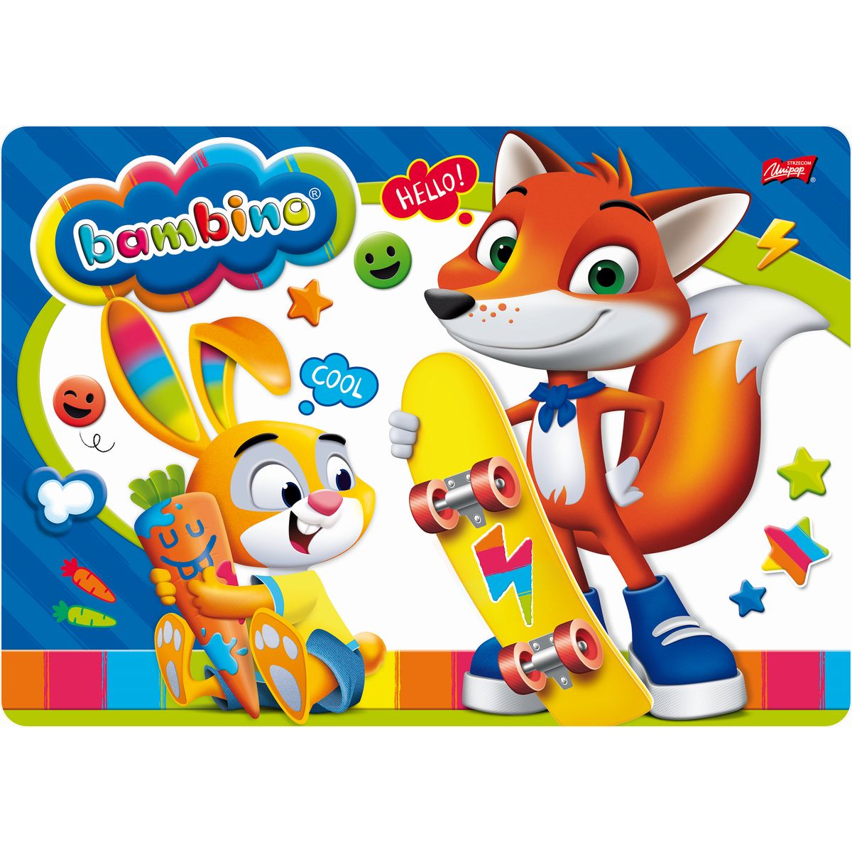 Podkład na biurko mix tektura pokryta folią Unipap