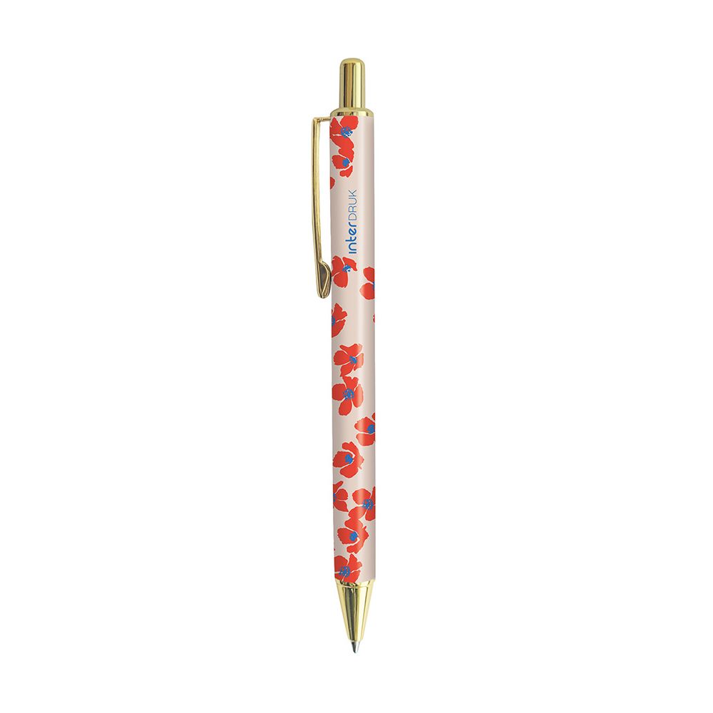 Długopis żelowy TUTTO BELLO metalowy niebieski 0,7mm Interdruk (żelowy)