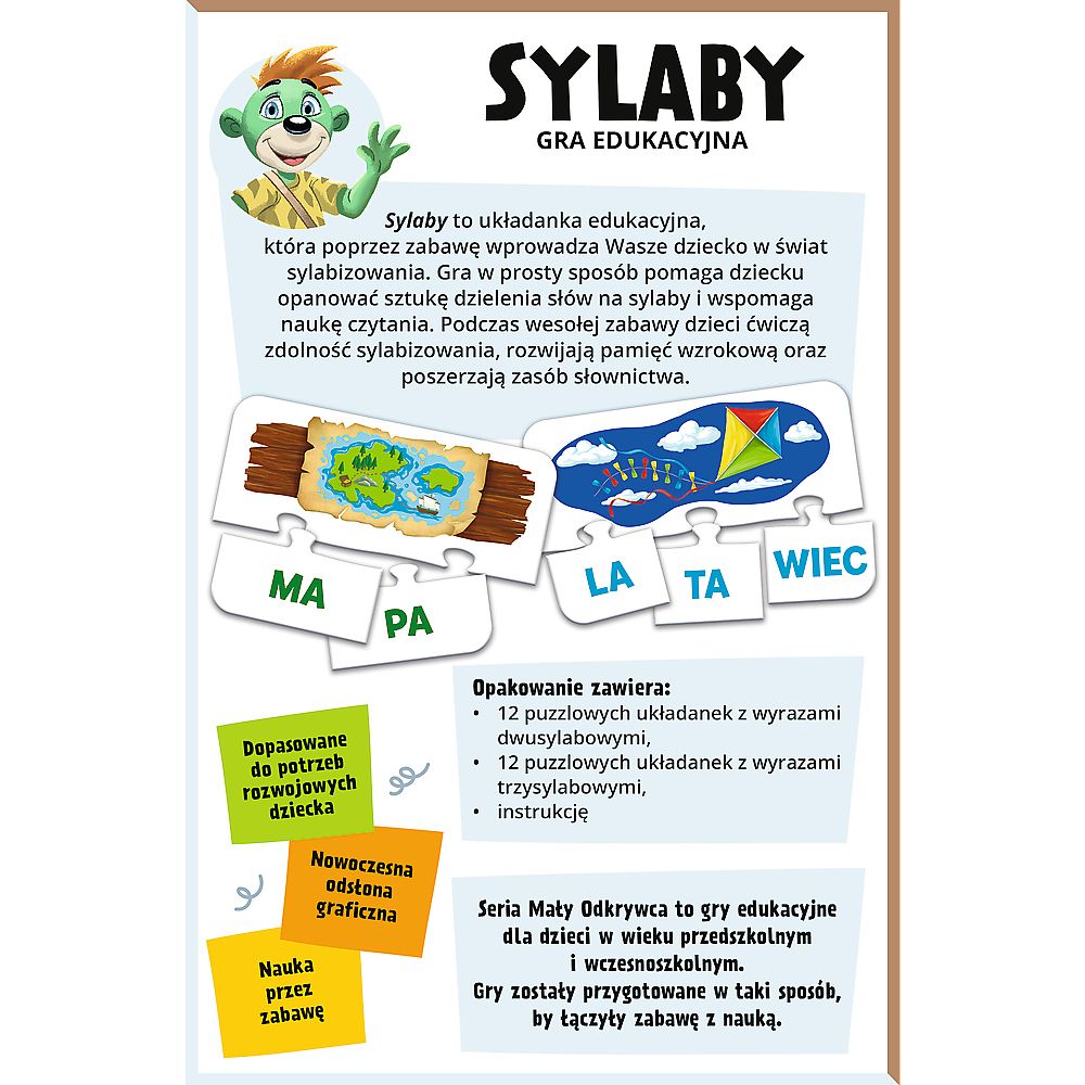 Gra edukacyjna Trefliki Sylaby Trefl (02813)