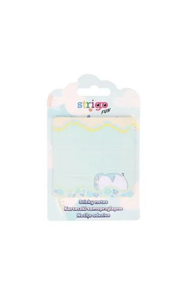 Notes samoprzylepny (karteczki) sampoprzylepne niebieskie niebieski 20k Strigo (SSN053)