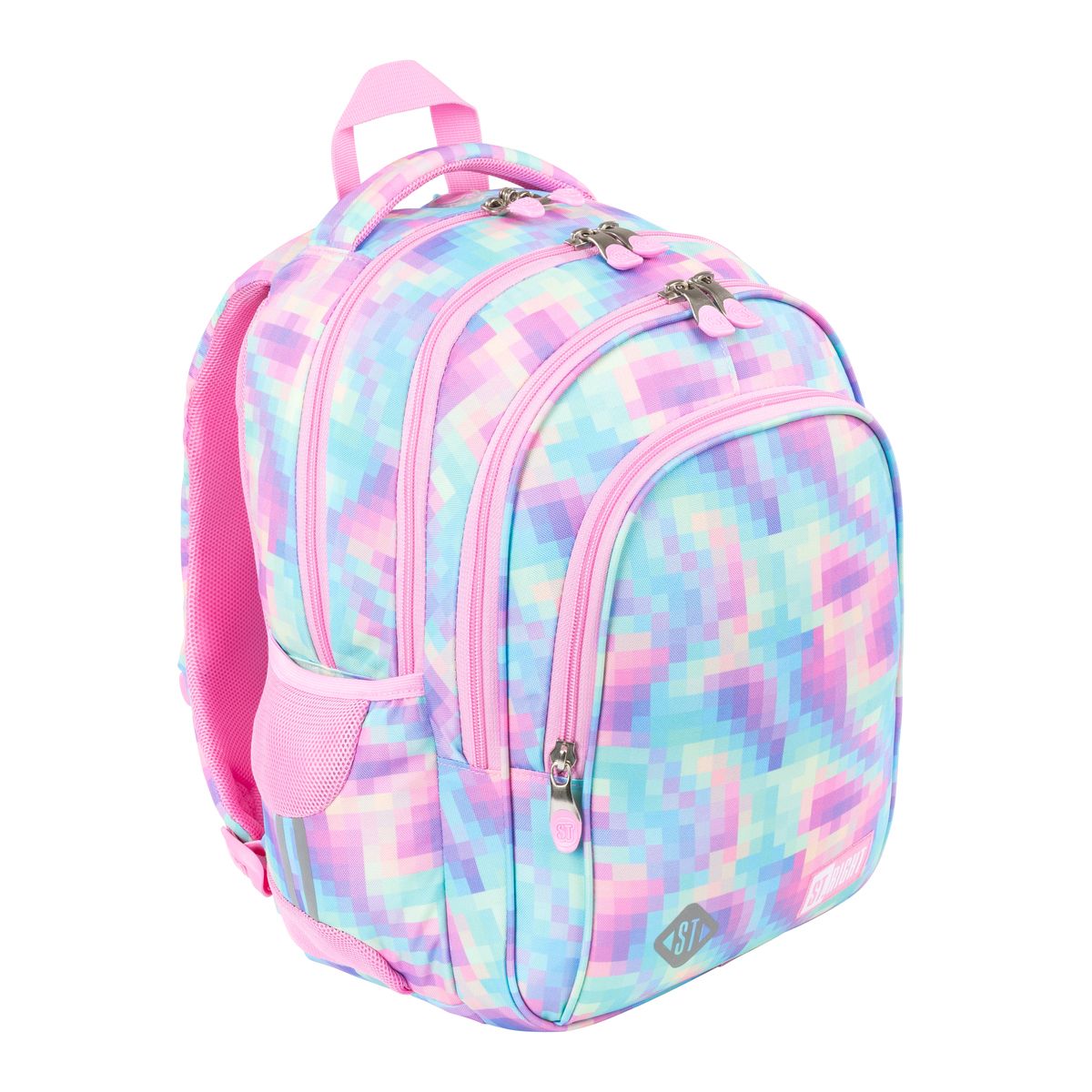 Plecak PASTEL PIXELS 4 KOMORY St.Majewski (bpl-58)