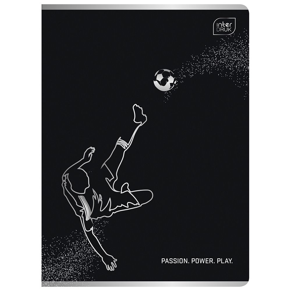 Zeszyt METALIC SPORT A5 60k. 70g linia Interdruk