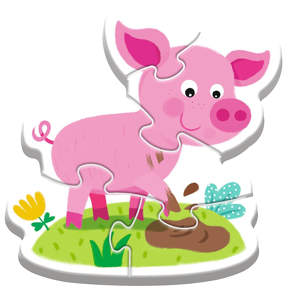 Puzzle Trefl puzzle baby classic Bobaskowe zwierzątka (36127)