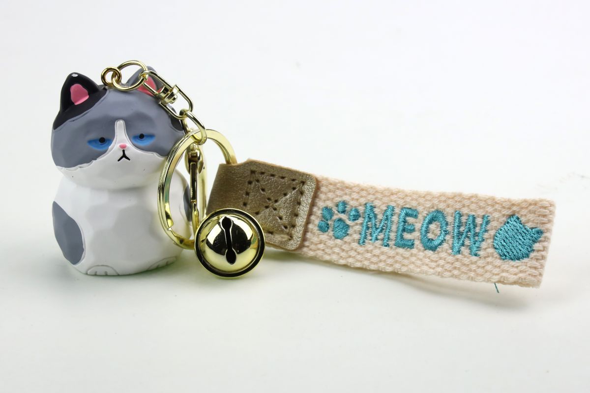 Brelok kot, mix kolorów pakowany po 1 szt.