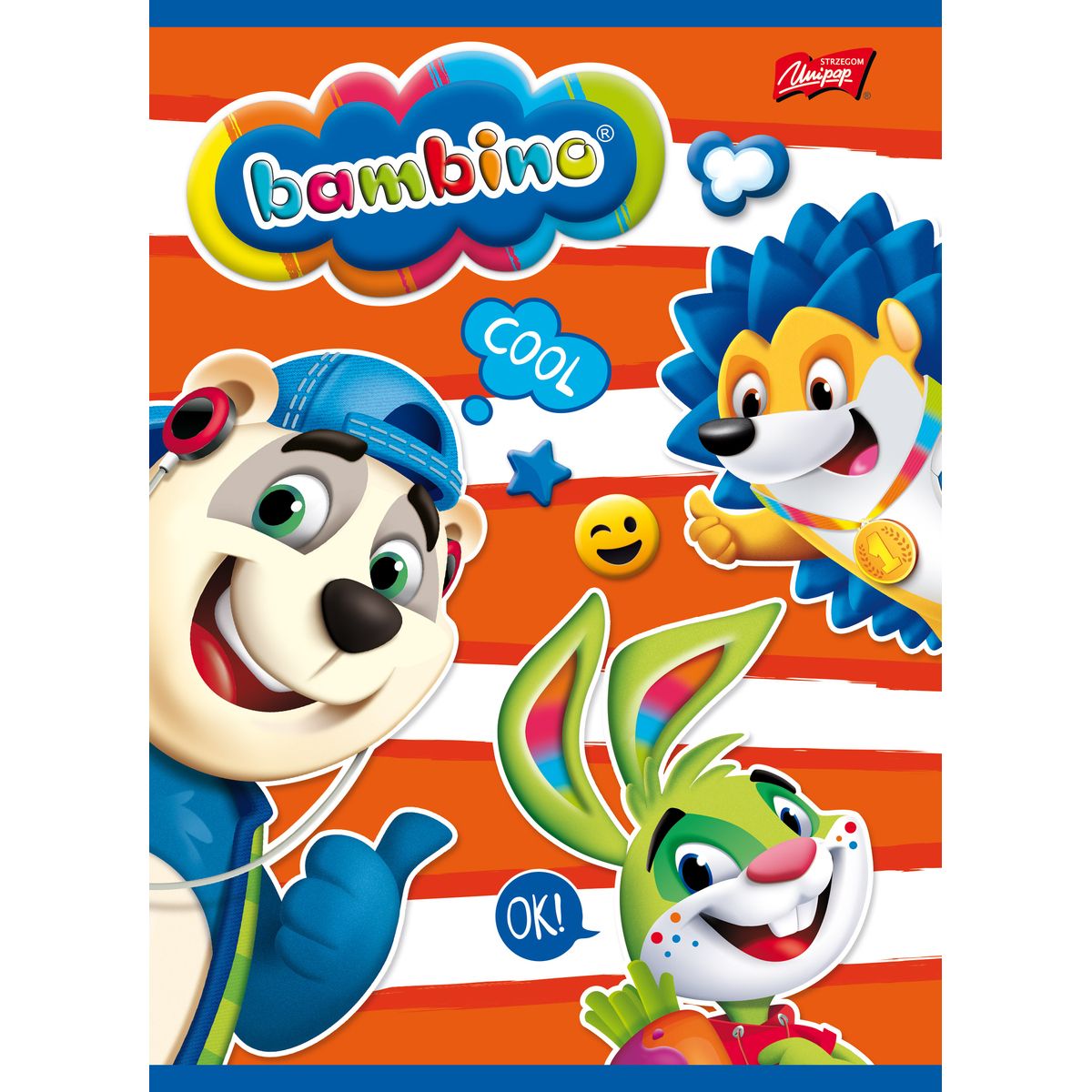 Zeszyt Bambino A5 16k. krata Unipap (5903235001789)