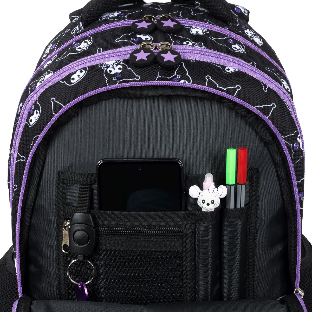 Plecak KUROMI BLACK St.Majewski (bpl-58)