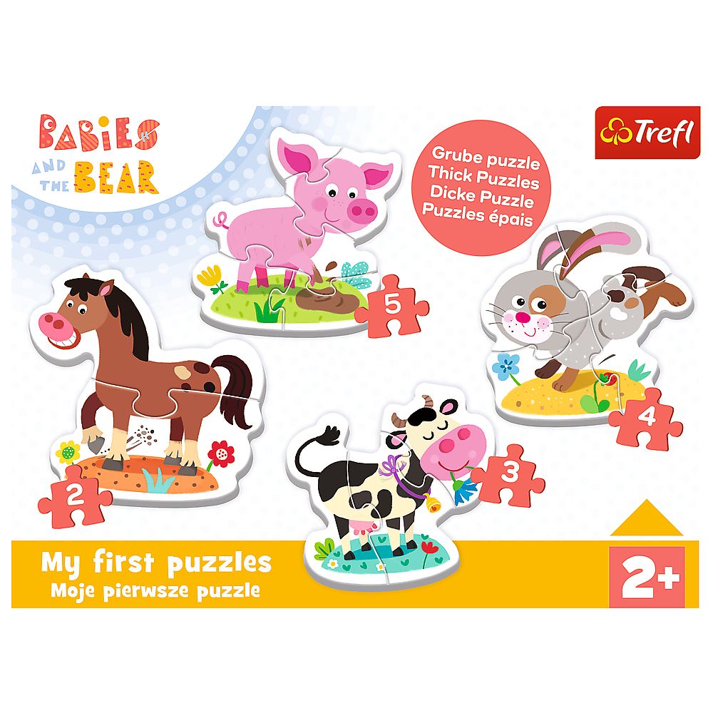 Puzzle Trefl puzzle baby classic Bobaskowe zwierzątka (36127)