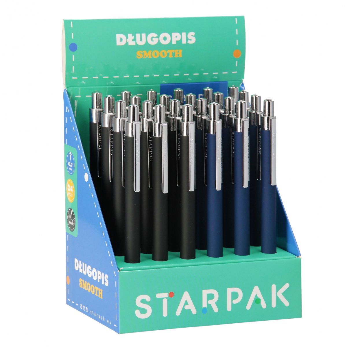 Długopis Starpak czarny 0,7mm (541196)