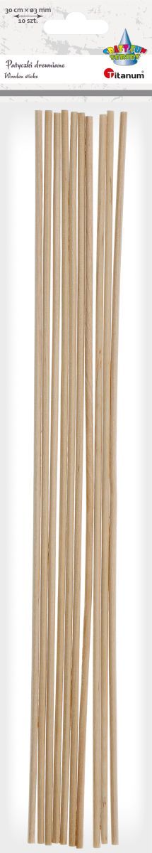 Ozdoba drewniana Craft-Fun Series patyczki Titanum (175022X)