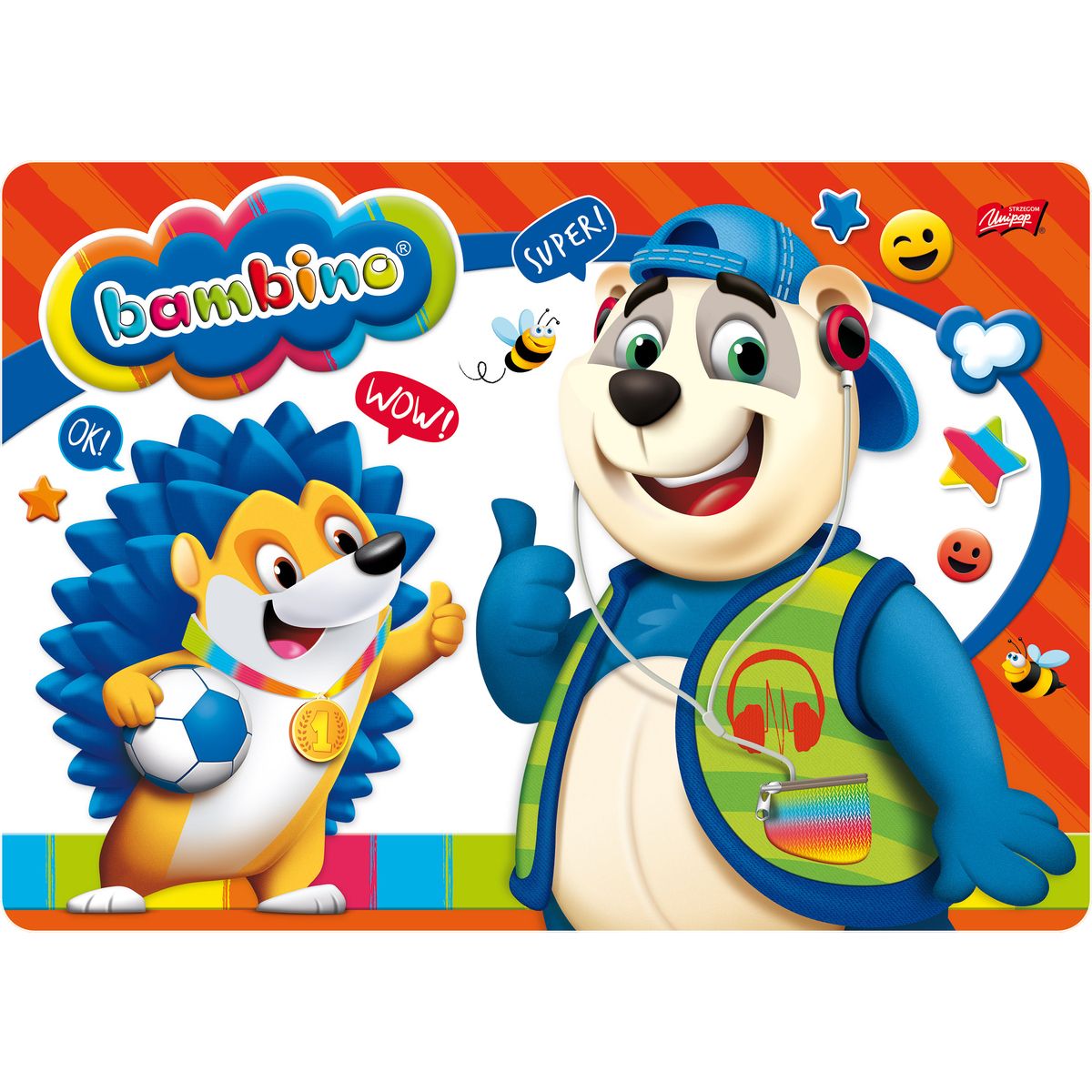 Podkład na biurko mix tektura pokryta folią Unipap