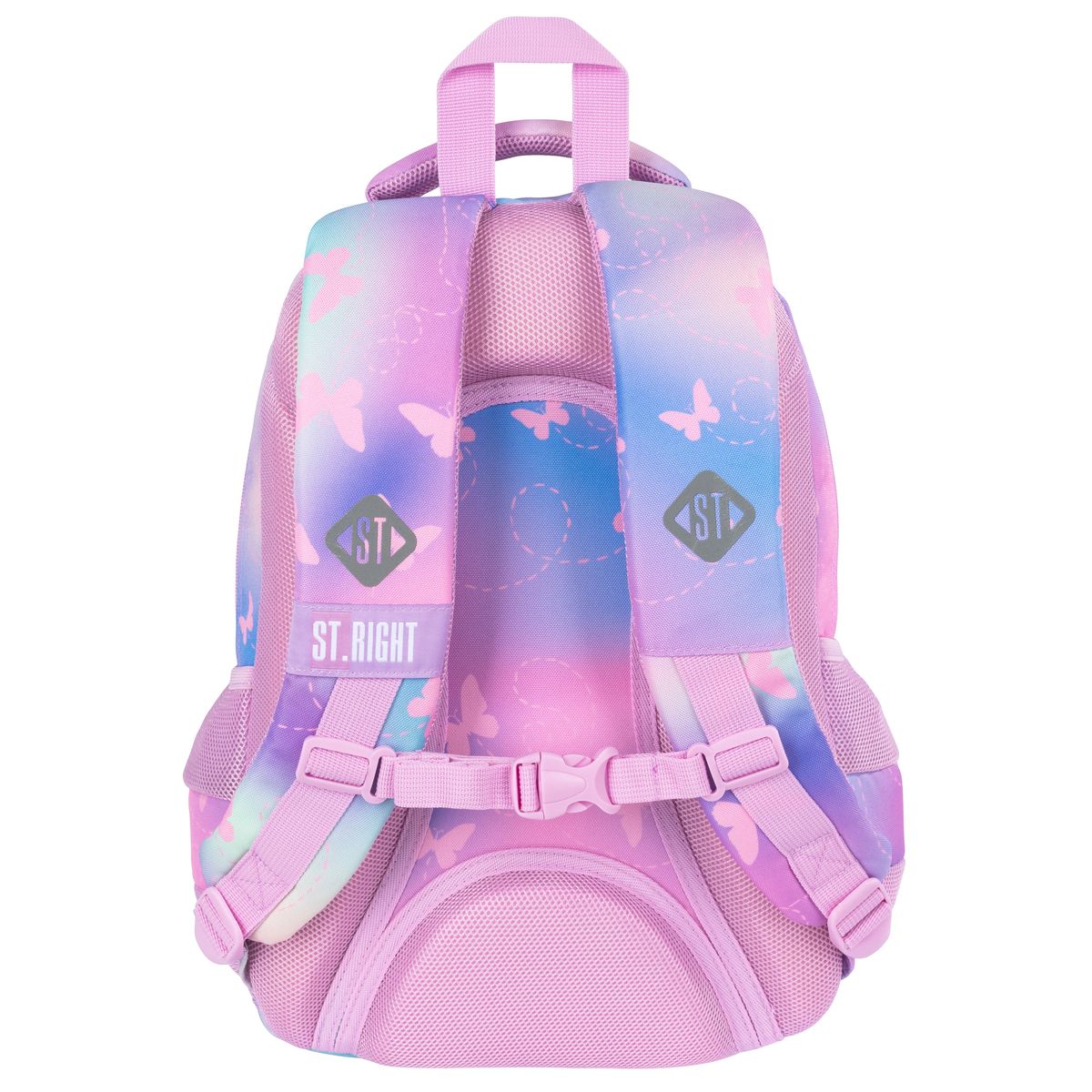 Plecak PINK BUTTERFLIES 3-KOMORY St.Right (BP-26)