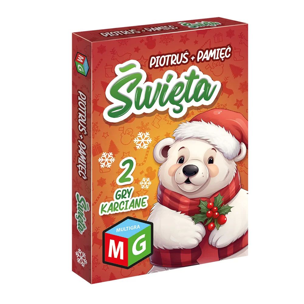 Karty Piotruś święta Multigra (0521) 25 sztuk