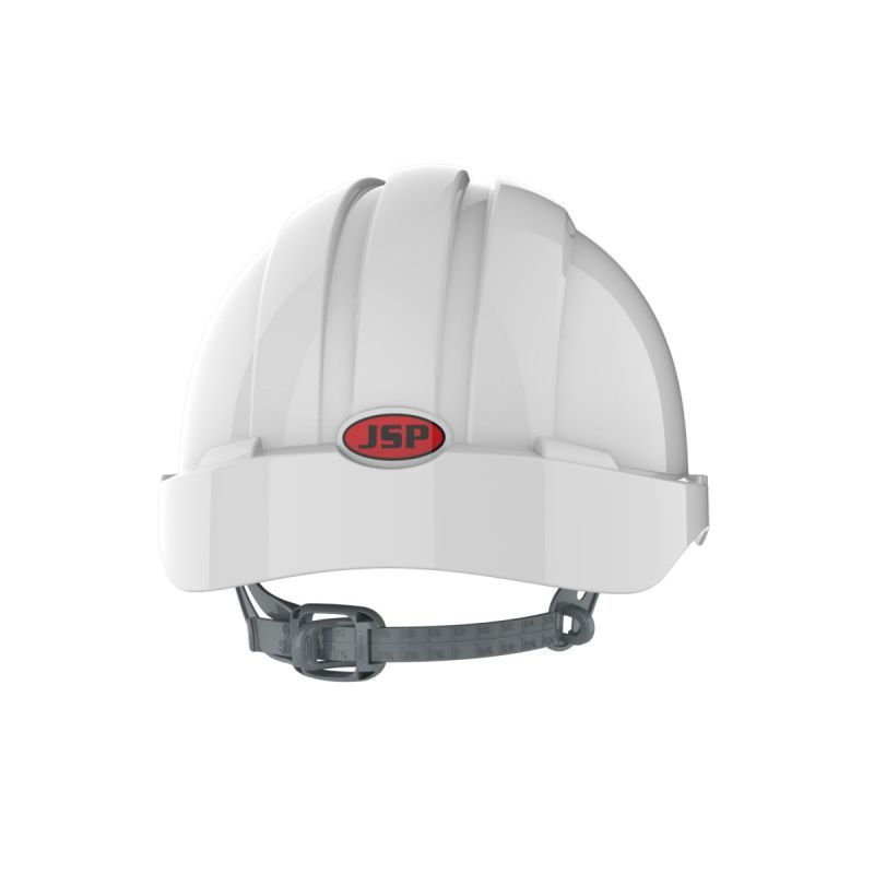 Kask ochronny Jsp EVO2 PASEK PRZESUWNY WENTYLOWANY BIAŁY (BH-AJF030000100)