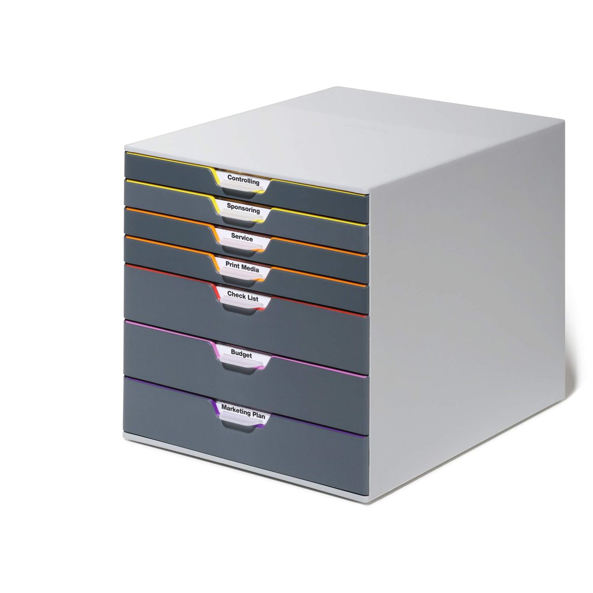 Pojemnik z szufladami Durable szary 5 szuflad (760627)