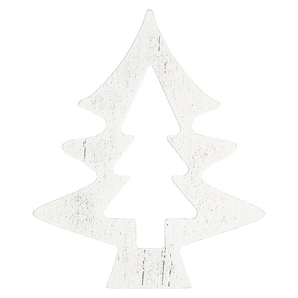 Ozdoba drewniana Craft-Fun Series Białe choinki Titanum (BJ25042701)