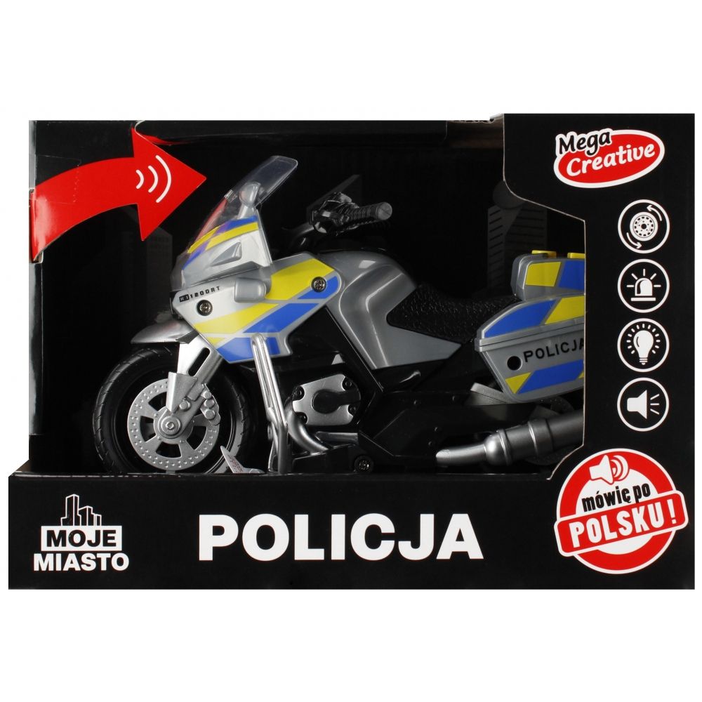 Motocykl policyjny Mega Creative (520415)
