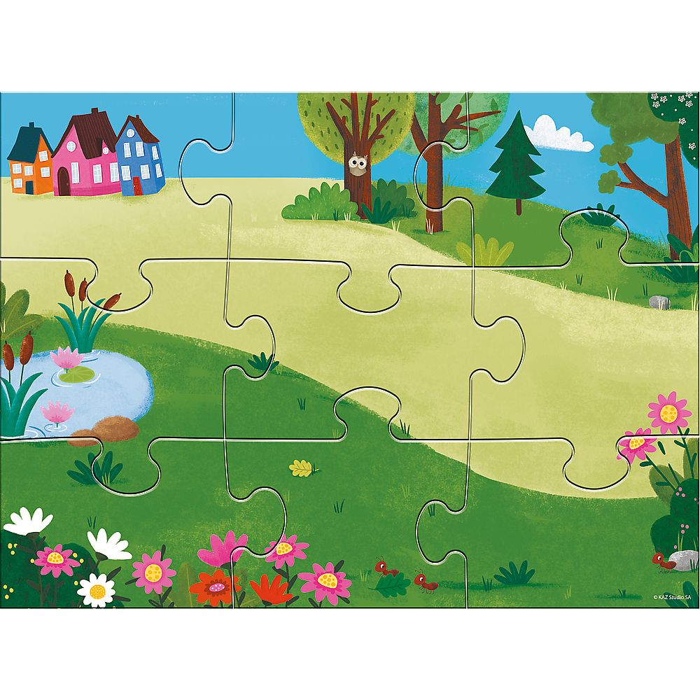 Puzzle Trefl Trefliki Magnetyczne Rodzina Treflików (93166)