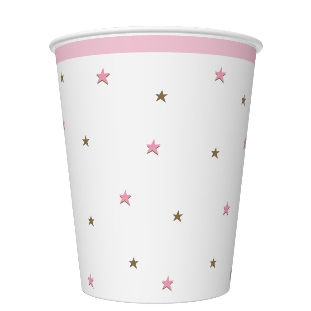Kubek jednorazowy Pol-mak daisy papier 250ml (01)