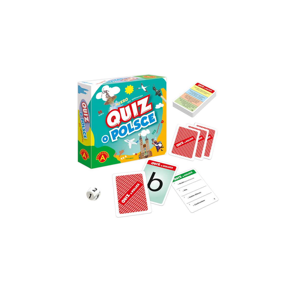 Gra edukacyjna QUIZ o Polsce Alexander (8645)
