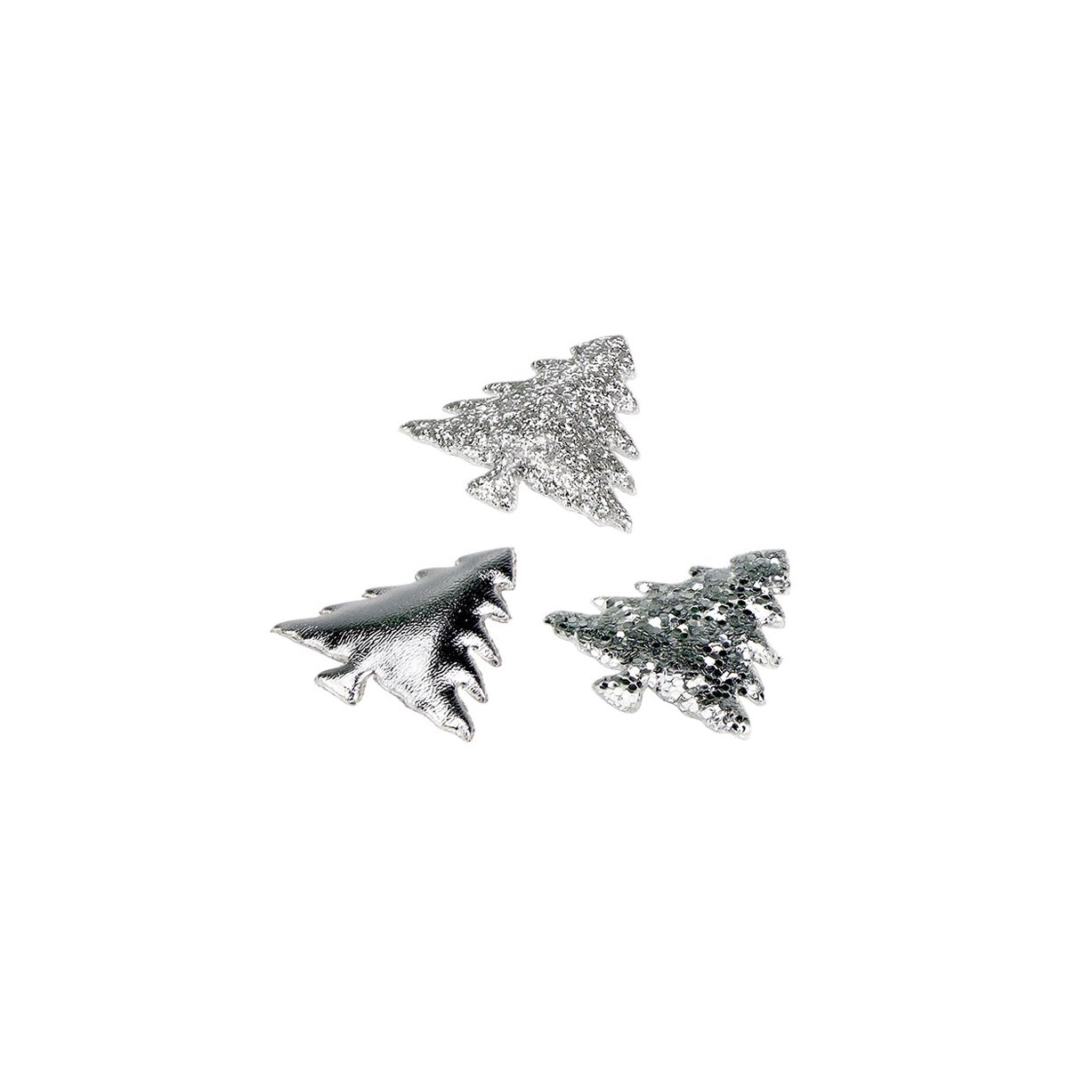 Ozdoba materiałowa Craft-Fun Series Srebrne choinki Titanum (BJ25042704)