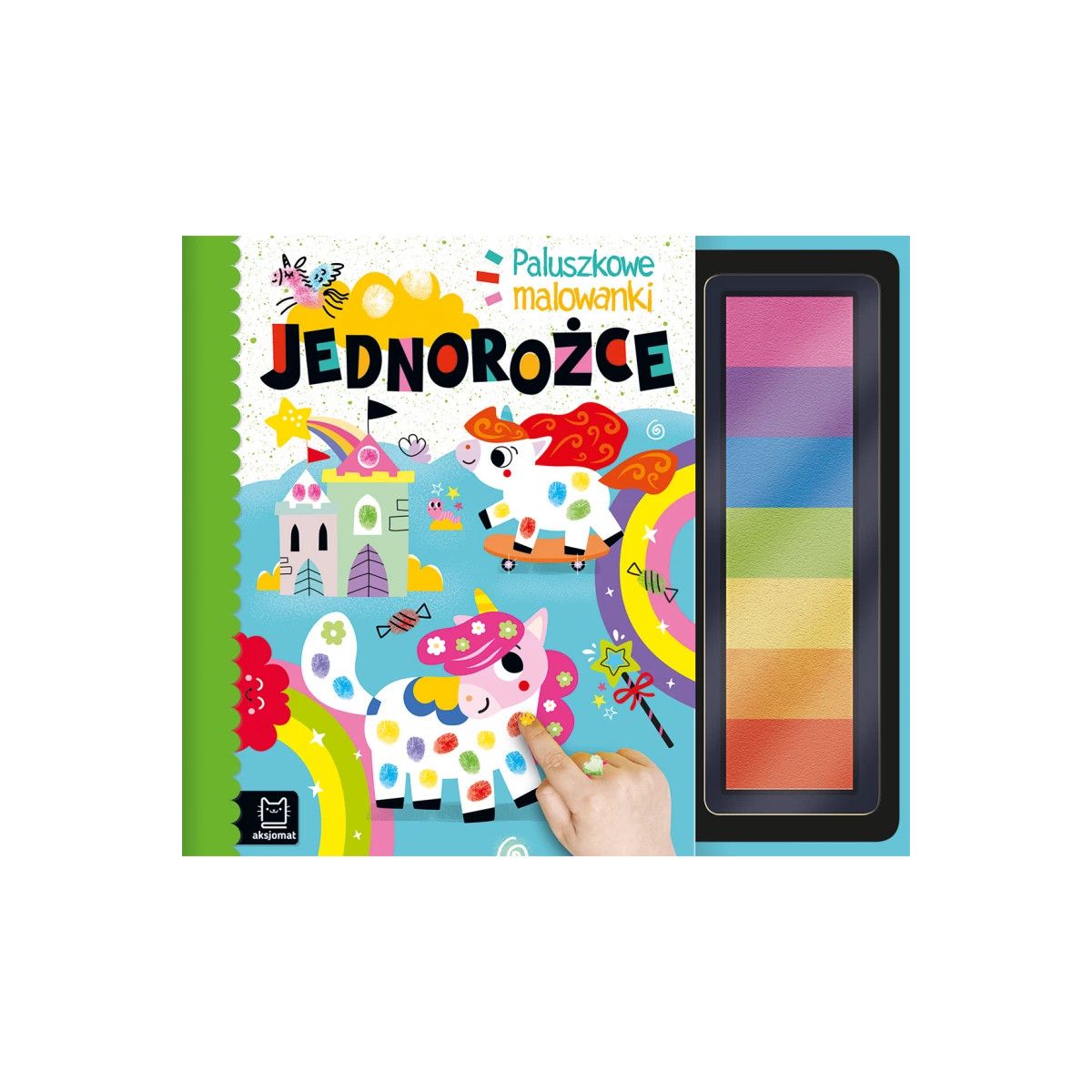 Książka dla dzieci Paluszkowe malowanki. Jednorożce Aksjomat